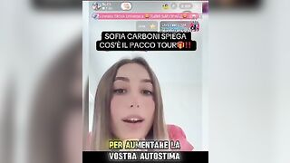 S0fia C4rboni annuncia il Paccotour