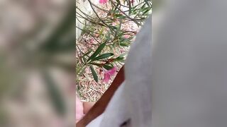 Pompino all'aperto rossa italiana POV