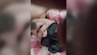 Bevo la sborra della mia trans