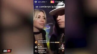 Wanda Nara limona col rapper argentino L-Gante