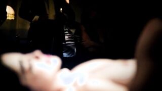 Margherita Aresti scena porno da Parthenope 2024