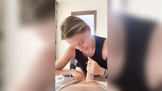 Chi t'è muort pompi a bestia! Dammi tregua -  Pompino moglie napoletana troia