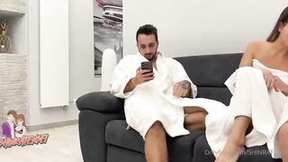 Shinra threesome con amica troia bisex e fidanzato OF