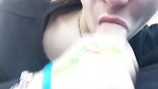 Pompino teen italiana con occhiali POV