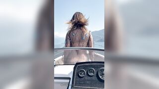 Tettona italiana in barca splendida visione OF