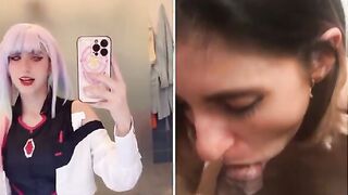 Italiana cosplay sbocchina black da vera troia