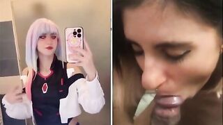 Italiana cosplay sbocchina black da vera troia