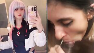 Italiana cosplay sbocchina black da vera troia