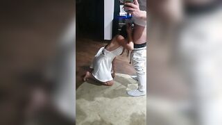 Outfit e bocchino ragazza italiana gnocca