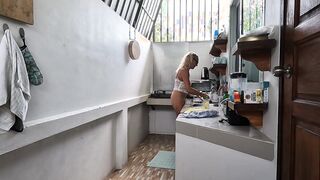 Una casalinga veramente porca e fica