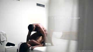 Coppia italiana scopa in hotel Amatoriale