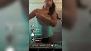 Diretta IG diciottenne italiana tettona