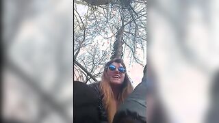 Scopando fidanzata puttana nel bosco