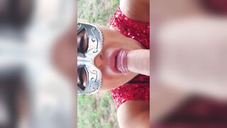 Pompino in pubblico zoccola italiana