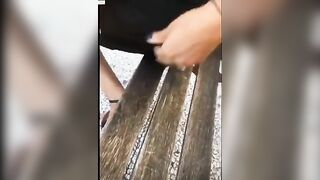 Giorgia Crivello upskirt su Instagram