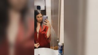 Scatenata prima di andare a letto