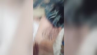 Scopata a pecora e sborrata sul culo