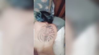 Scopata a pecora e sborrata sul culo