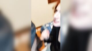 Pompino fidanzata coi capelli rossi