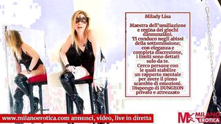 Mistress Milady Lisa umilia il cornuto - video completo by Milanoerotica