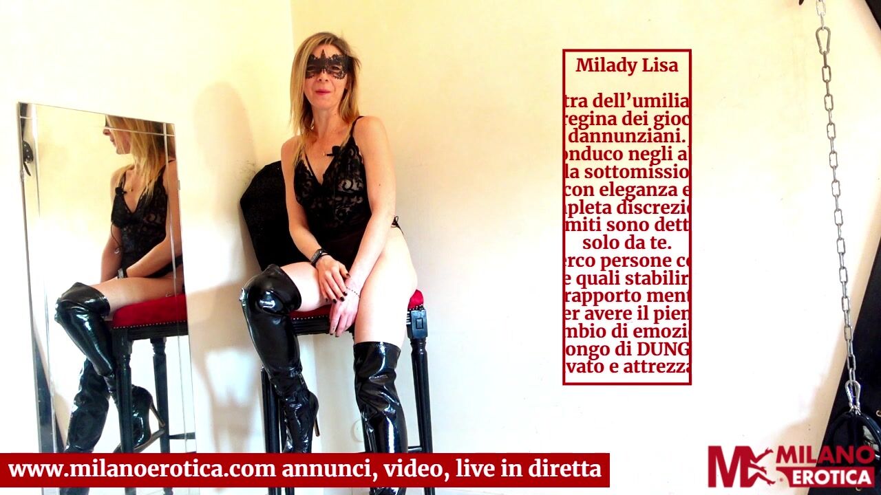 Mistress Milady Lisa umilia il cornuto - video completo by Milanoerotica