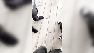 Ambra e Paola succhiano il cazzo a fan bergamasco