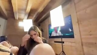 Orgia italiana social con 4 pompinare