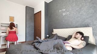 La giovane matrigna si fa scopare e riempire dal figliastro