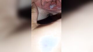 Moglie riempita crampie amatoriale