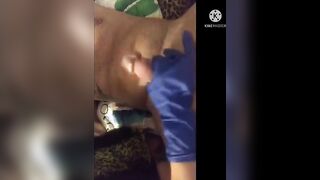 Sega coi guanti moglie napoletana