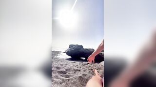 Sesso ragazza italiana in spiaggia con amico