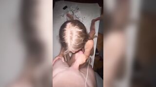 Trio studenti con amica zoccola