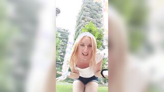 Bionda italiana ops bosco verticale