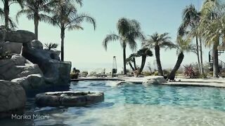 Marika Milani scopata anale in piscina da tatuato palestrato