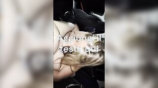 Pompino e scopata in auto con la mia bella moglie