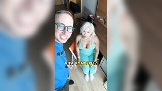 In compagnia di Kimberly gran fica social