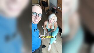 In compagnia di Kimberly gran fica social