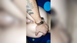 Crema sul suo grosso cazzo che mi scopa e fa venire