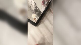 Pompino moglie con sborrata sulle tettone morbide