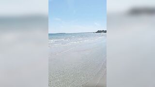 In vacanza ditalino in spiaggia moglie italiana matura