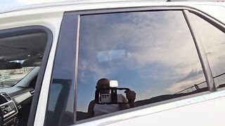 Scopata nel parcheggio del supermercato