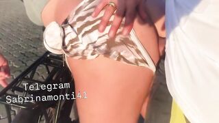 Inculata in bicilcletta