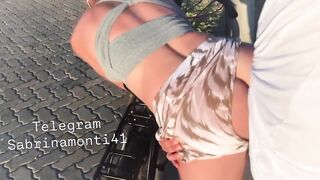 Inculata in bicilcletta