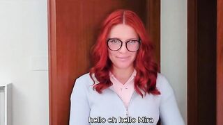 La studentessa se la fa col suo professore che le viene in faccia