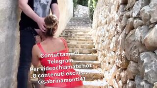 Sabrina Monti scopata in strada