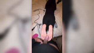 Sega con i piedi amatoriale