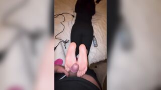 Sega con i piedi amatoriale