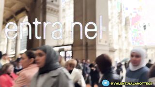 italiana squirta in pubblico a milano con fan e nero superdotato