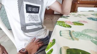 Pompino e gran spagnola al giardiniere