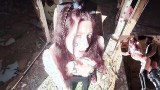 Pompino e bella scopata nel casolare abbandonato coppia italiana